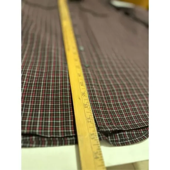 Apt 9 Men’s Size XL Casual Long Sleeve Button Up Shirt Roll Up Button Sleeves - Picture 6 of 10